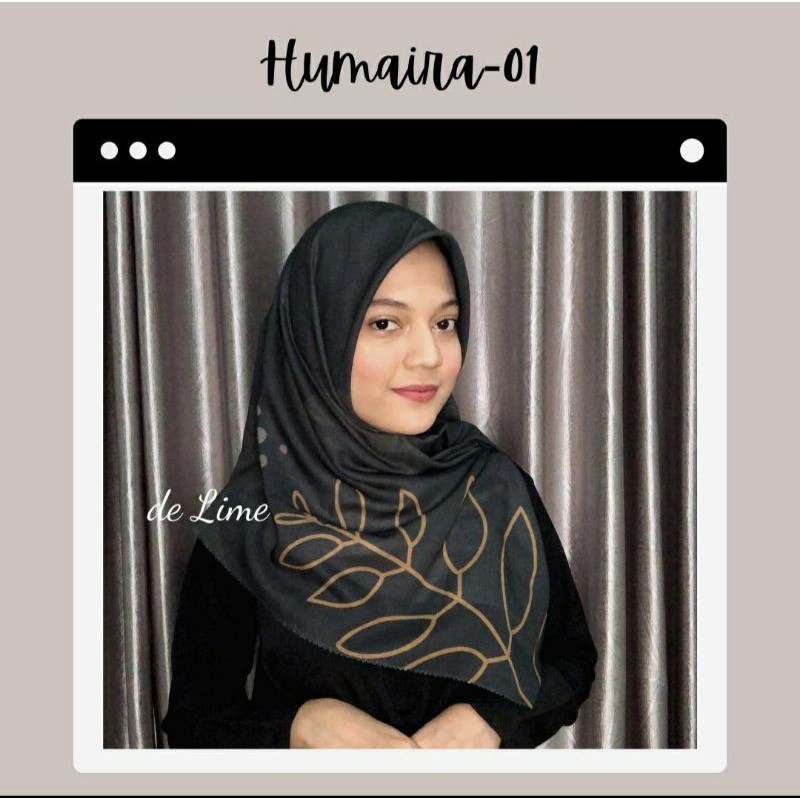 Jilbab hijab essential scarf laser cut Humaira 01 ready stock