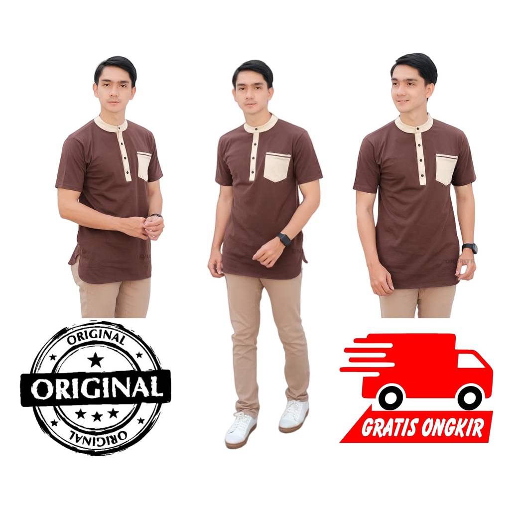 Kaos kurta kaos pakistan lengan pendek