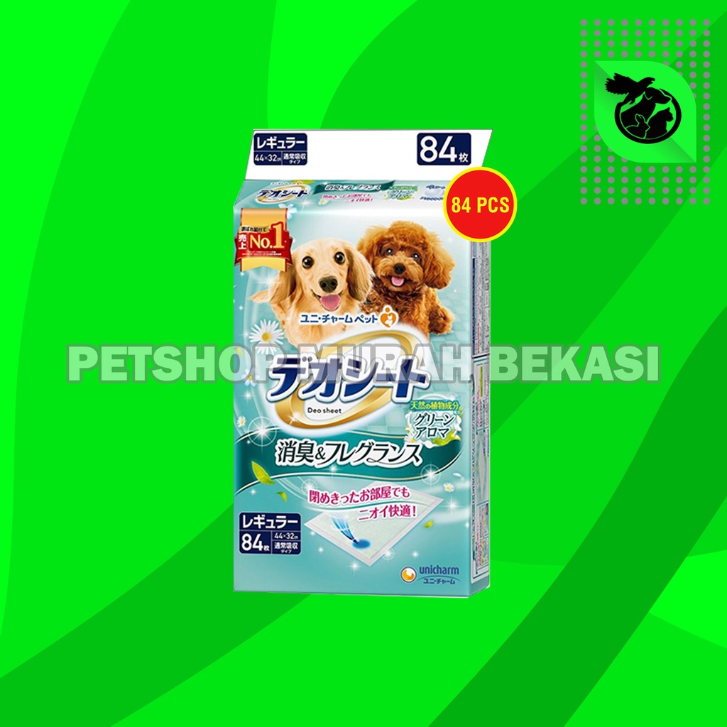 Deo-sheet Alas Pipis Poop anjing Perlak Hewan 84 pcs