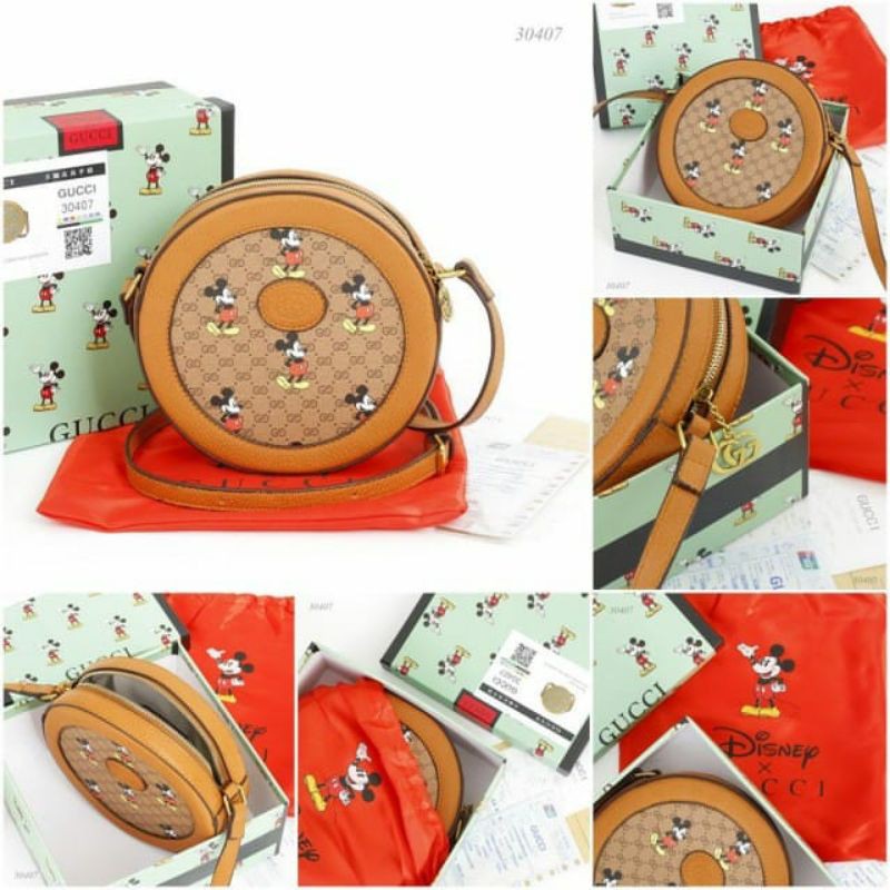 Tas Gucci X Disney Mickey Platinum