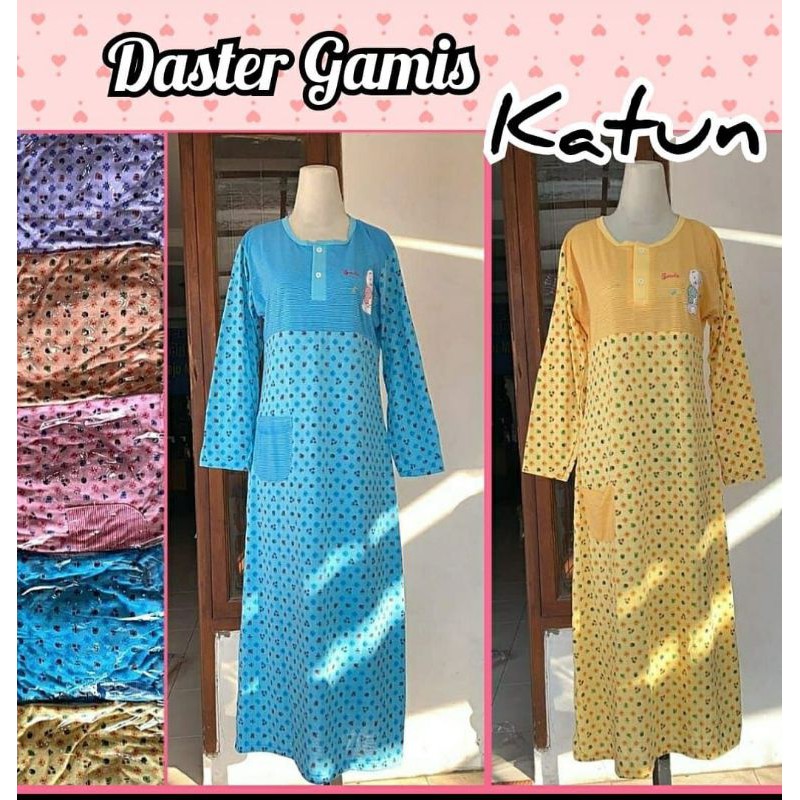 daster gamis katun