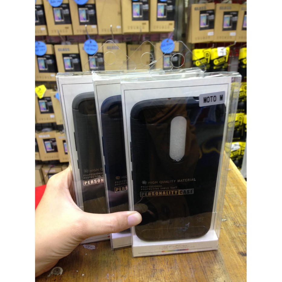 [termurah] Fashion Jelly Rugged Carbon Personality Case Motorola Moto M