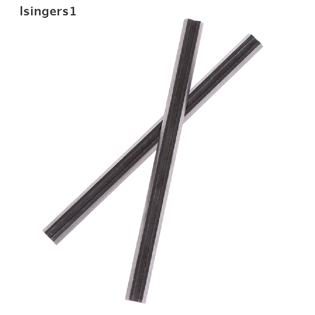 (lsingers1) 2pcs Pisau Serut Kayu Bahan Carbide 82mm