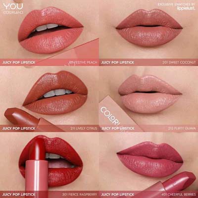 YOU Colorland - Juicy Pop Lipstick [Formula Tahan Lama hingga 8 Jam]