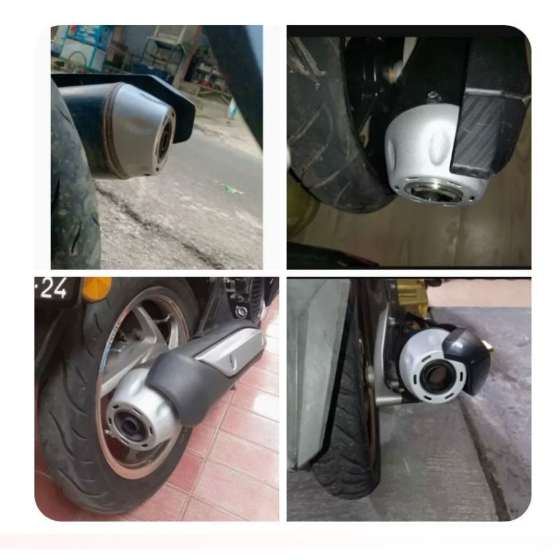 end muffler corong knalpot encup moncong knalpot corong knalpot copy cms zrc 54n wrc tsukigi tsugi universal beat scoopy mio vario pcx nmax aerox end muffler end cup moncong knalpot vario 125 150 pcx  ORIGINAL MADE IN INDONESIA(M393)