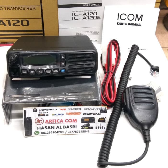 JUAL RADIO RIG AIRBAND ICOM A120 ORIGINAL RESMI MURAH