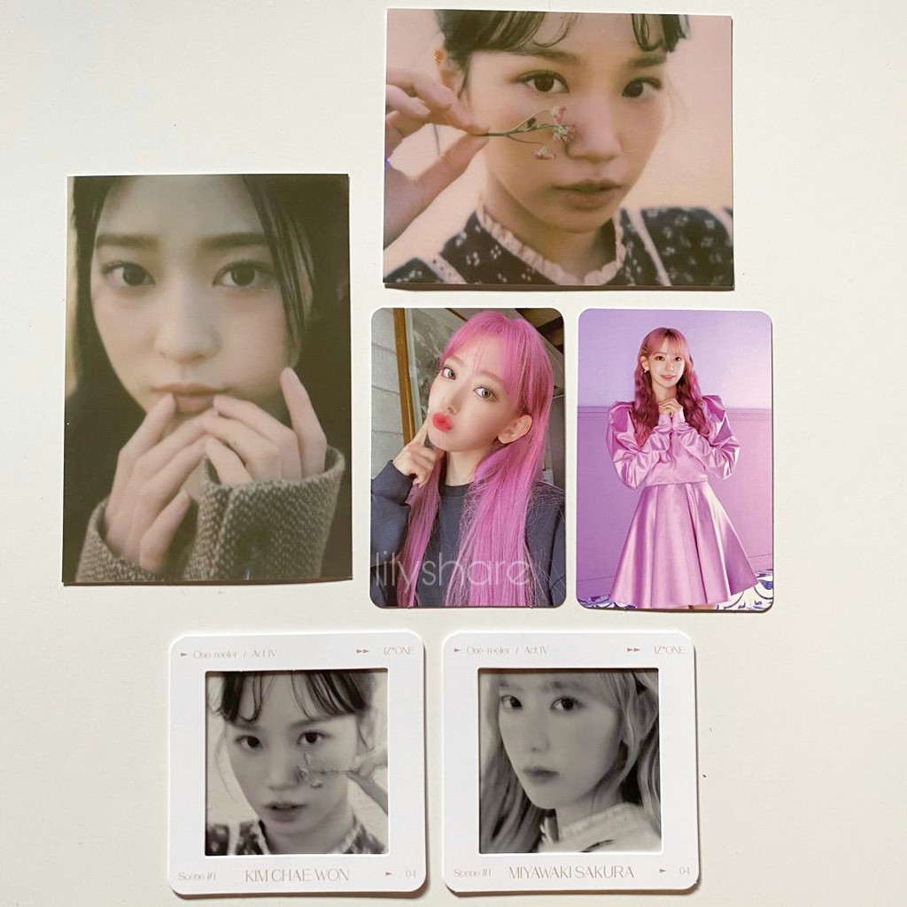 (Sharing) IZ*ONE Onereeler Album Scene 1 Photocard Film Card IZONE One-reeler