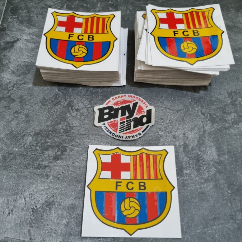 STICKER STIKER BARCELONA BARCA CUTTING