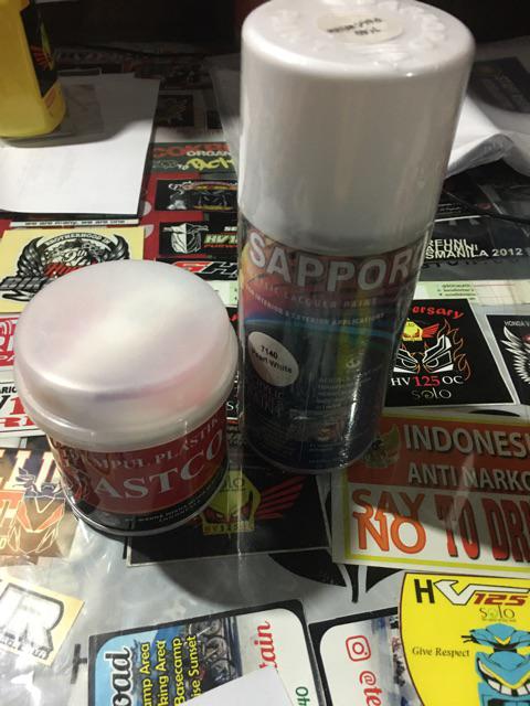 Dempul Fastco Kecil 250gr Plus Hardener Cat Body Plastik Motor Mobil