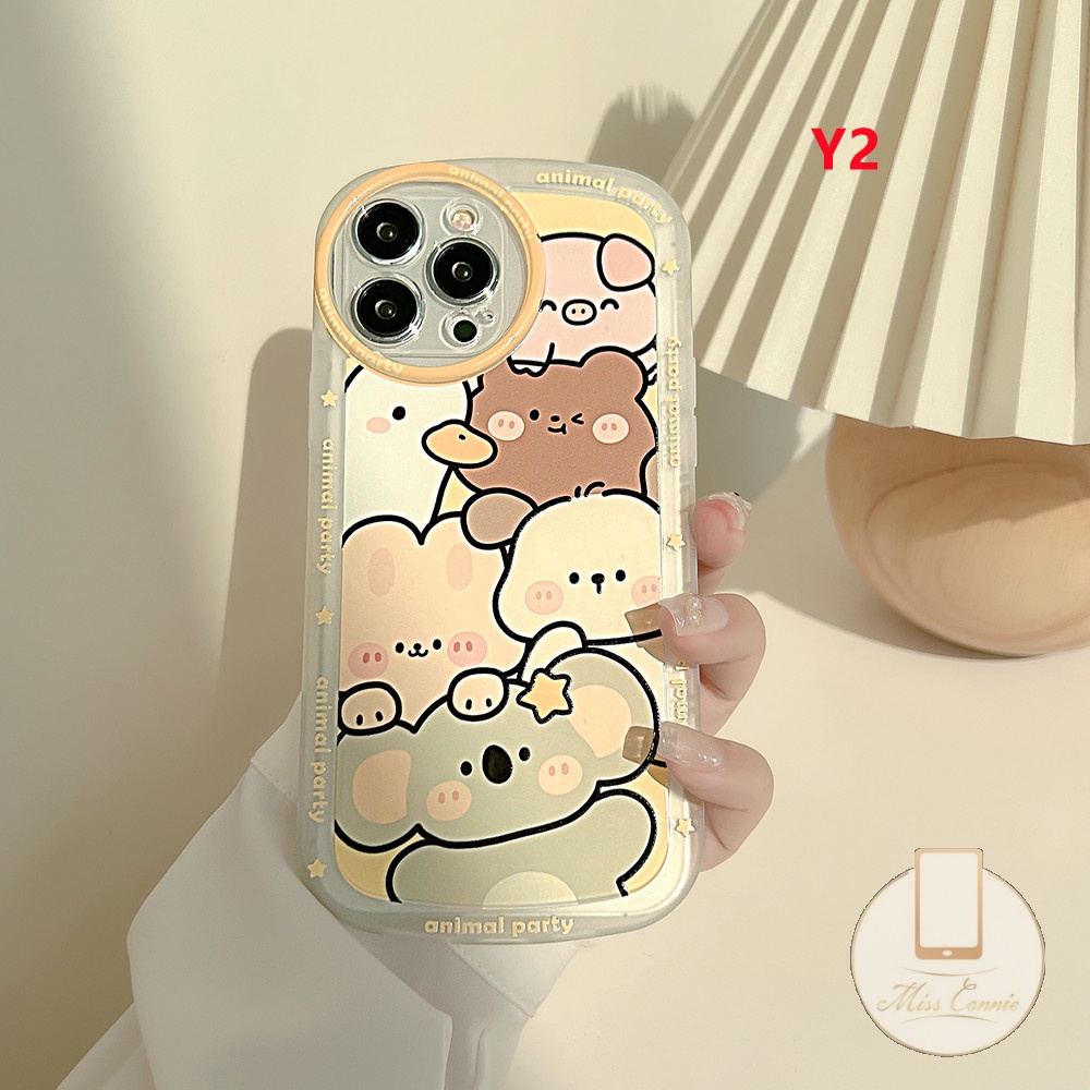 Soft Case TPU Motif Kartun Hewan Beruang Koala Bebek Babi Untuk Redmi Note 9Pro 11Pro 9s 10 8 10s 11 10Pro 9T 10 9 10A 10C 9C