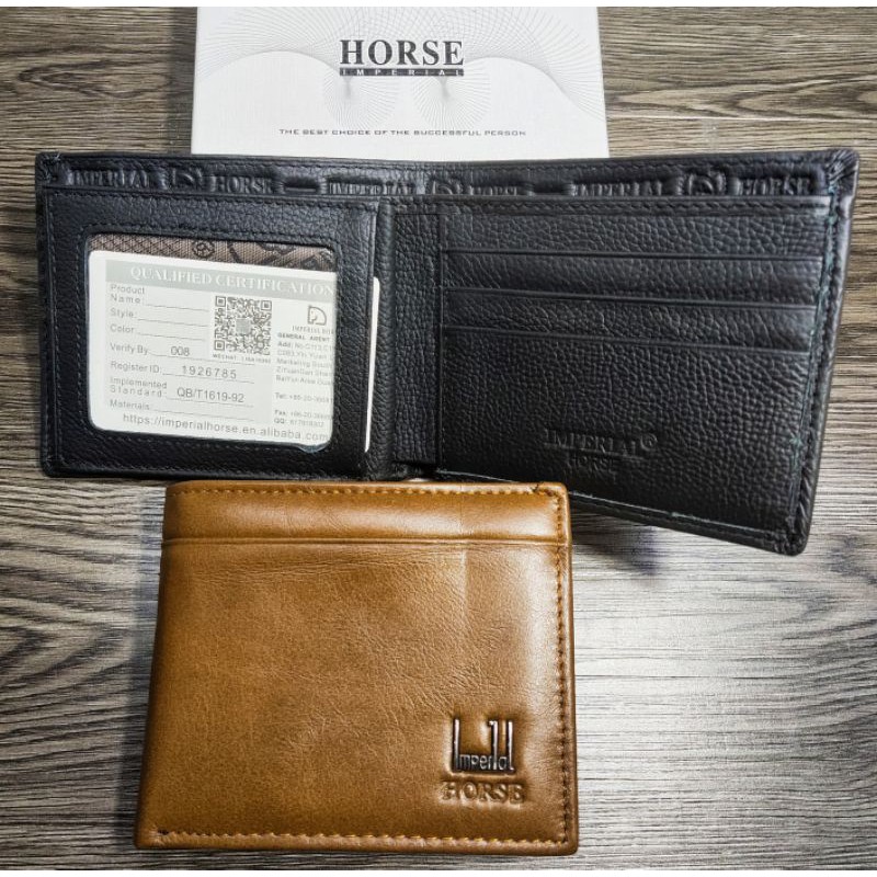 Dompet pria imperial horse / dompet kulit / dompet lipat