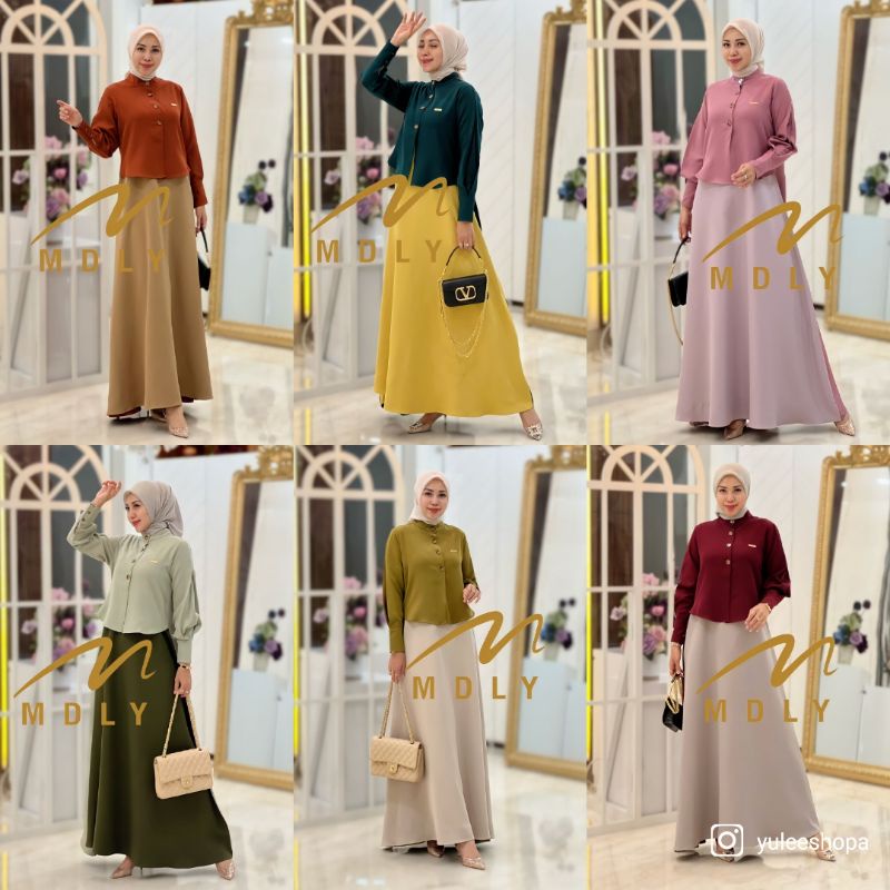 ELIZA DRESS by MDLY REGULER dan JUMBO