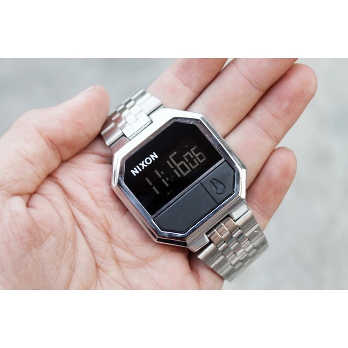 Nixon Rerun Rantai Full Silver