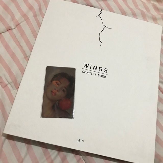 BTS WINGS CONCEPT BOOK FULLSET JIMIN LENTICULAR CARD