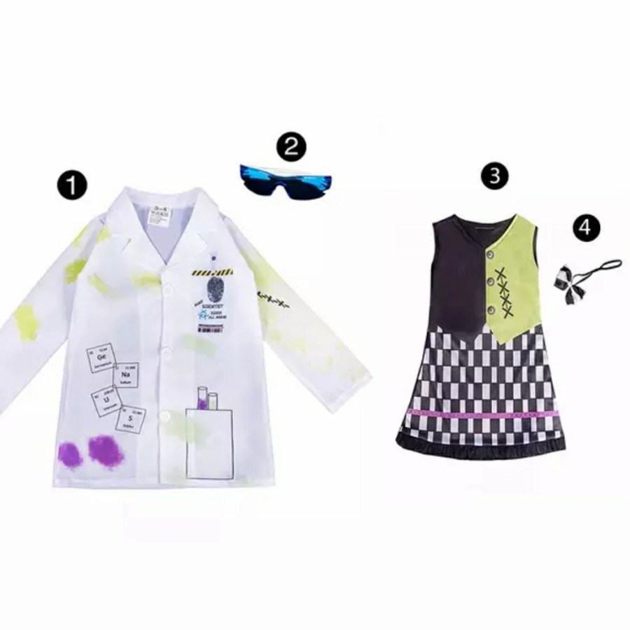 crazy scientist kids costume kostum anak profesi ilmuwan