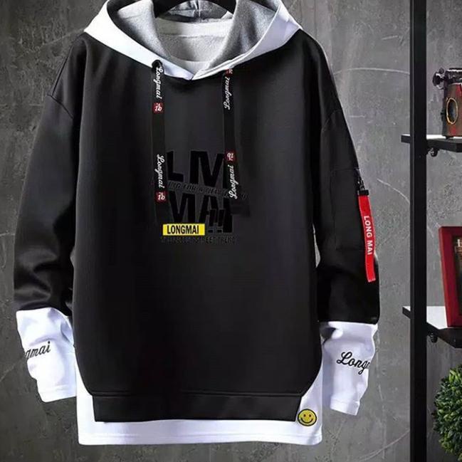 Rekomendasi Cod Jaket Sweater Hoodie Distro Pria Sweeter Hudy NY L Laki Sweter Hudie Putih Cowok Sui