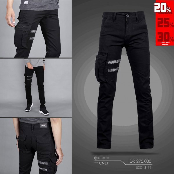  CELANA  CARGO NINJA ONSTREET HITAM  Shopee Indonesia