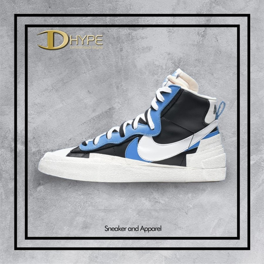 NIKE Blazer Mid Sacai White Black Legend Blue