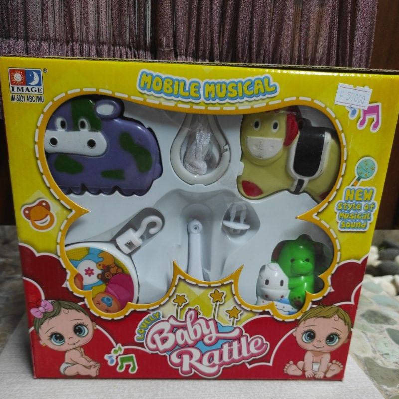 Mainan Musical baby Mobile Bayi Musikal Gantung Aneka Karakter