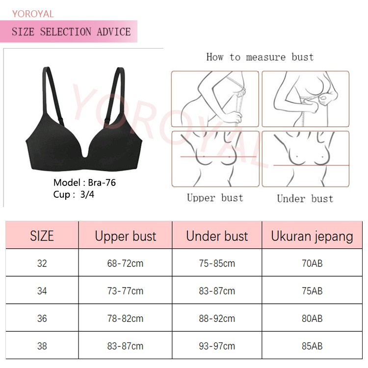 Bra Seamless Push Up Pakaian Dalam Tipis Tanpa Kawat  Bra Bh wanita 201