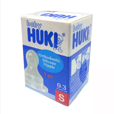 Huki Dot Silicone Orthodontic 1's Ukuran (S/ M/ L) - CI0150/CI0044/CI0151 - Bayi/Balita