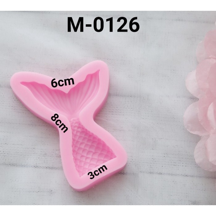 

KUE-PENGHIAS-ALAT- M-0126 CETAKAN SILIKON COKLAT FONDANT GUMPASTE EKOR DUYUNG MERMAID -ALAT-