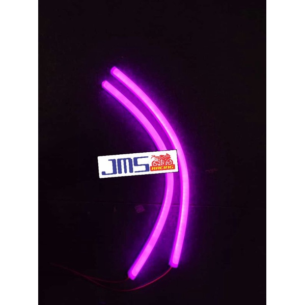 lampu alis drl led bull aes ukuran 30/60 cm putih biru merah hijau universal nmax aerox pcx ninja mx beat Vario Scoopy genio