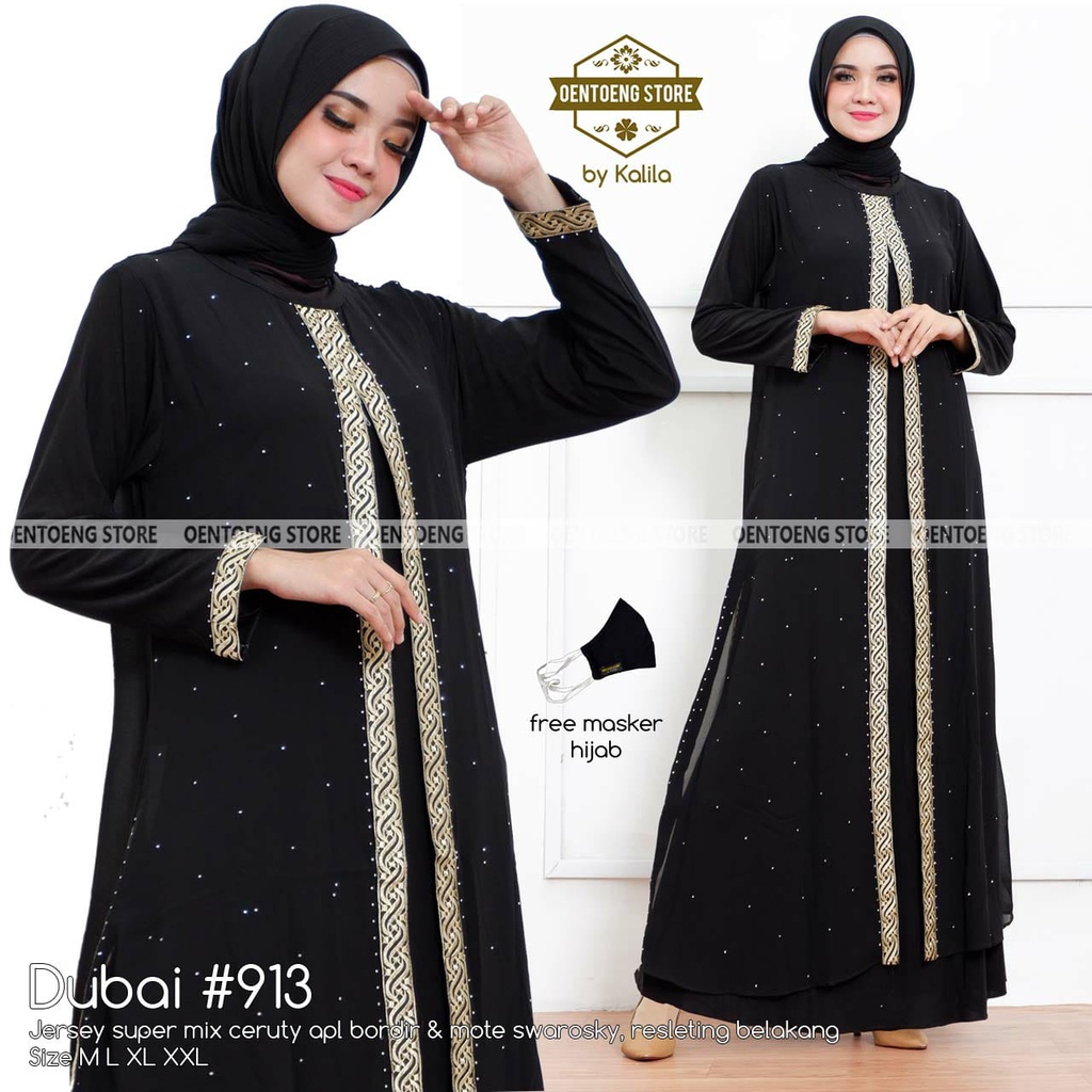 murah gamis abaya turkey terbaru- busana muslim - abaya arab kekinian-gamis hitam terbaru-abaya pita