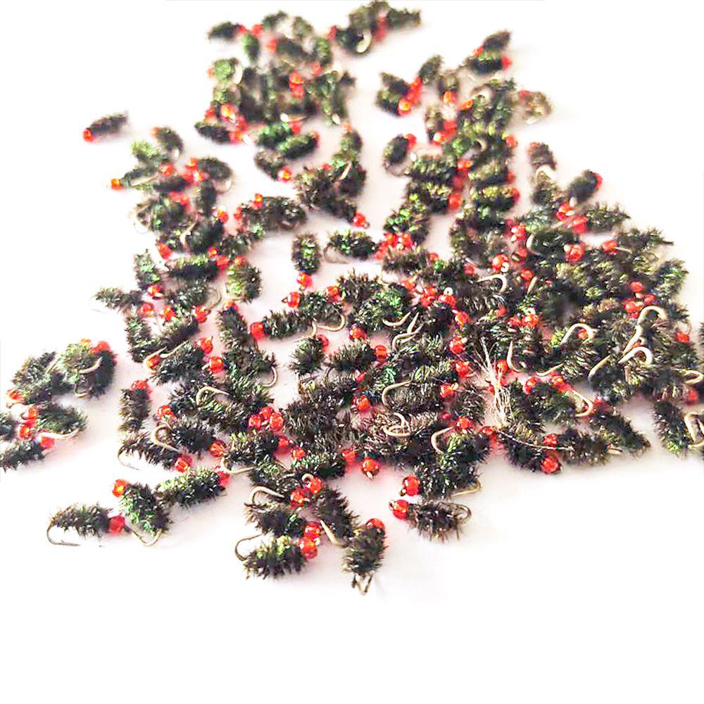 Kail Pancing PREVA Fly Perfect Decoy14# 16# 18# Fly Fishing Insect Flies Nano Fly Sequin Kawat Kait Berduri Kit Grup