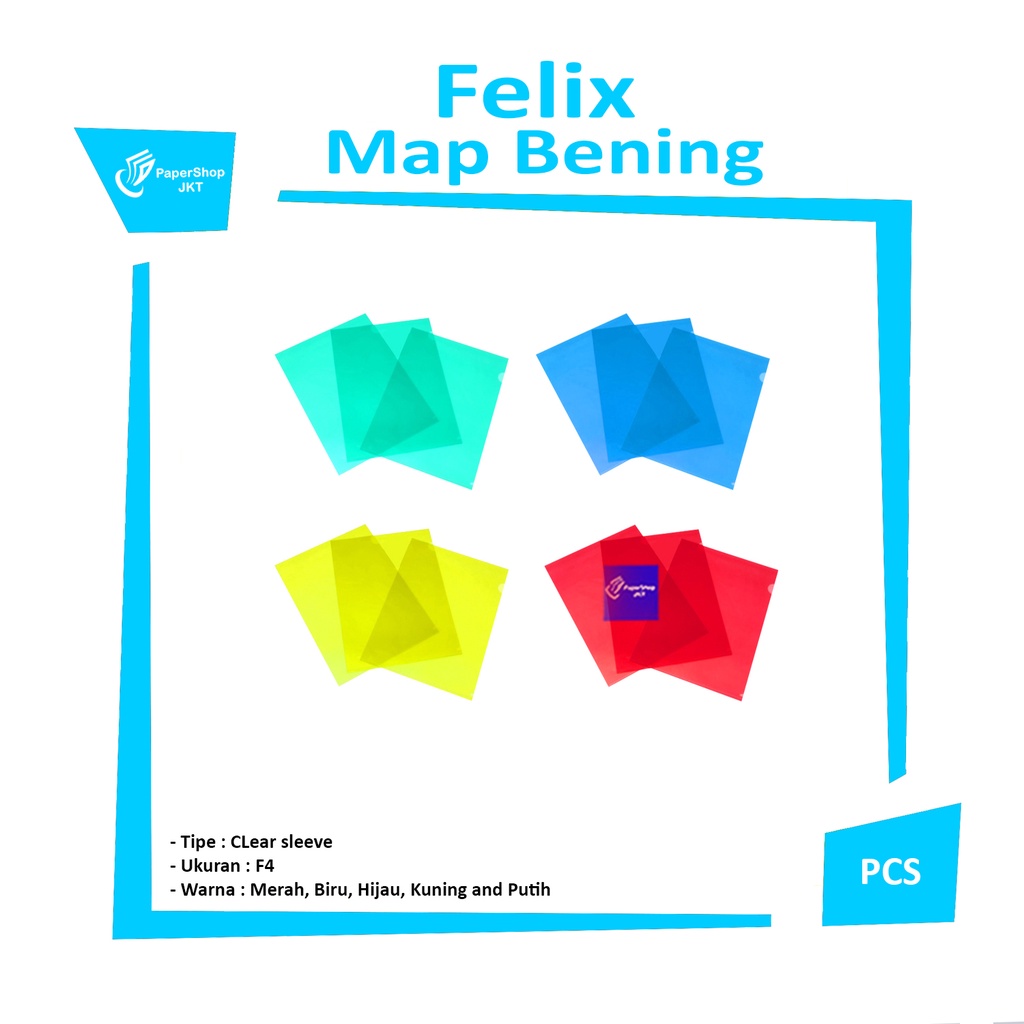 

FELIX - Map L Clear Sleeve - Lusin