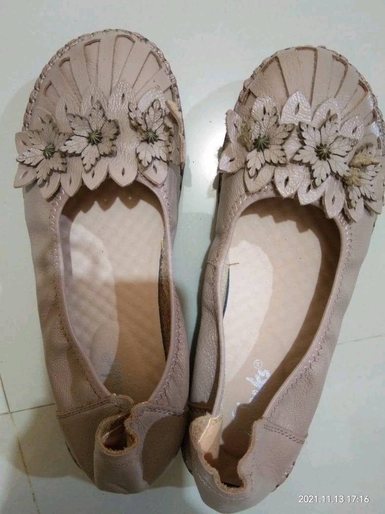 Clarks Kd996 Genuine Leather Sepatu Flat Wanita