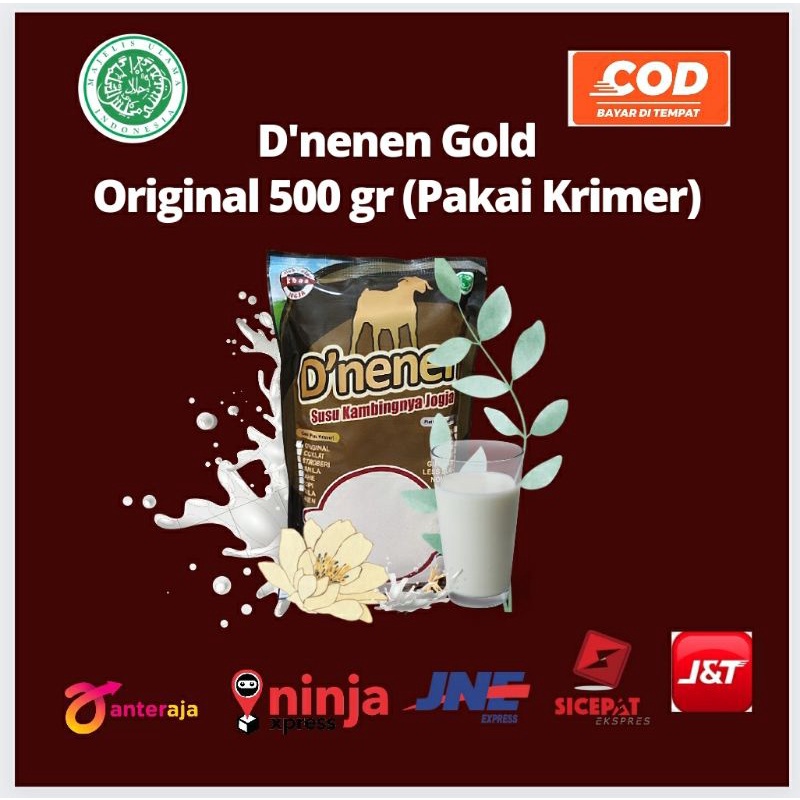 

Susu Kambing Etawa Bubuk D'nenen Gold Original 500 gr (Pakai Krimer)