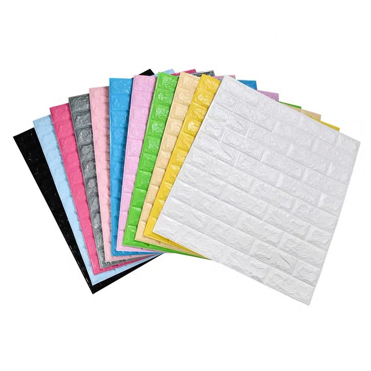 BISA COD!! Wallpaper 3D FOAM / Wallfoam Dinding 3D Motif Bata Premium High Quality 3mm TERMURAH!-1