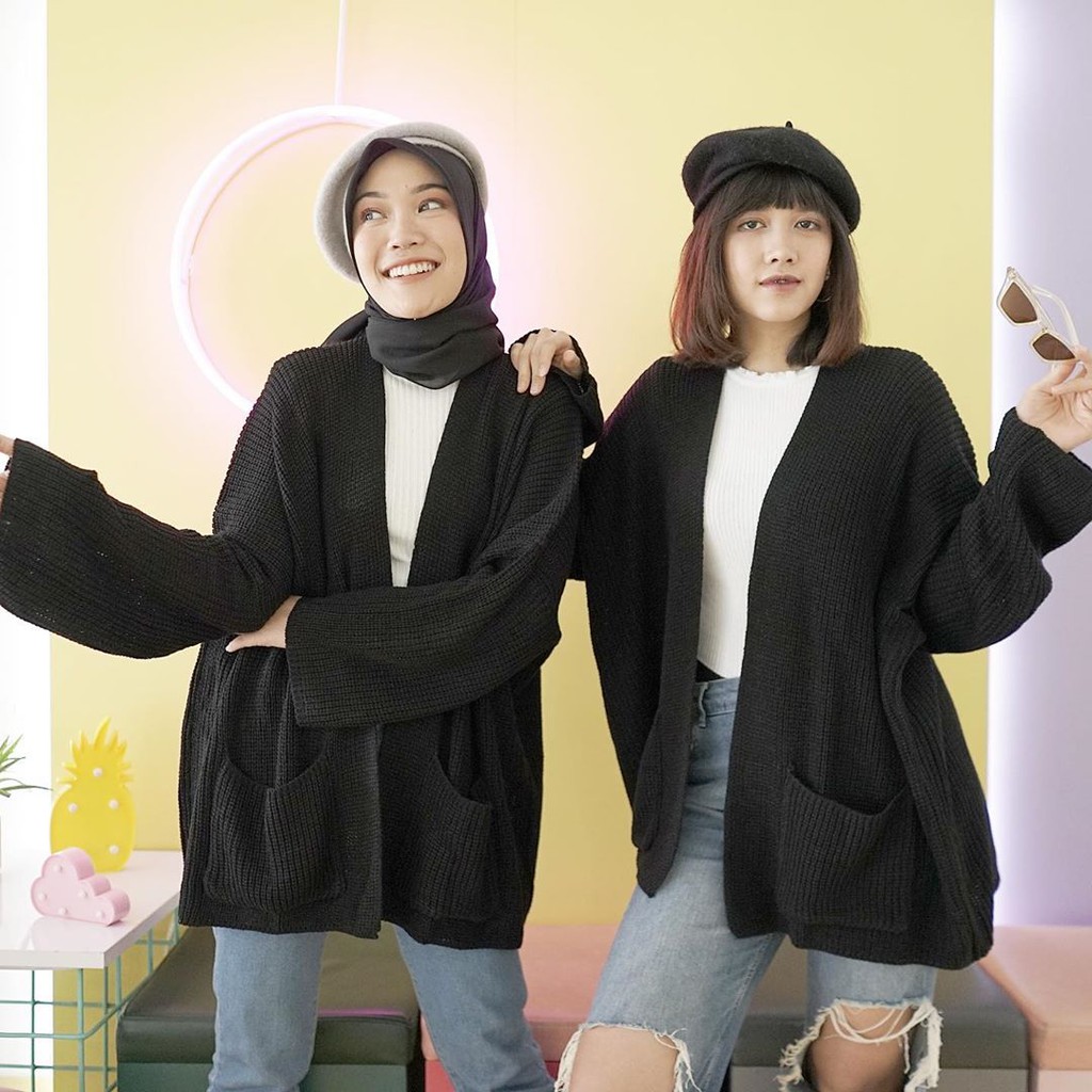 Cardigan Rajut Oversize Lavella premium 7 gauge by Galleraj-6