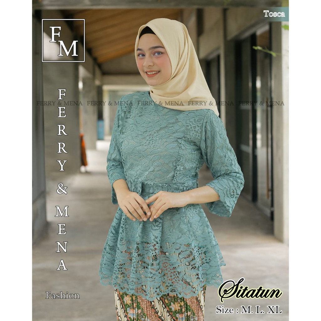 FER&gt; KEBAYA MODERN - KEBAYA SITATUN - BRUKAT KEBAYA MODERN - OUTFIT WISUDA MODERN - KEBAYA CANTIK