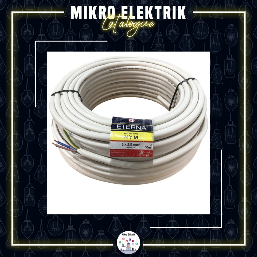 Kabel Eterna NYM 3 x 2,5M 3X2.5M PER METER