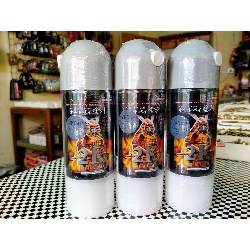  Cat  Samurai  Paint Epoxy  Surfacer 2K04 Cat  Spray Ukuran 