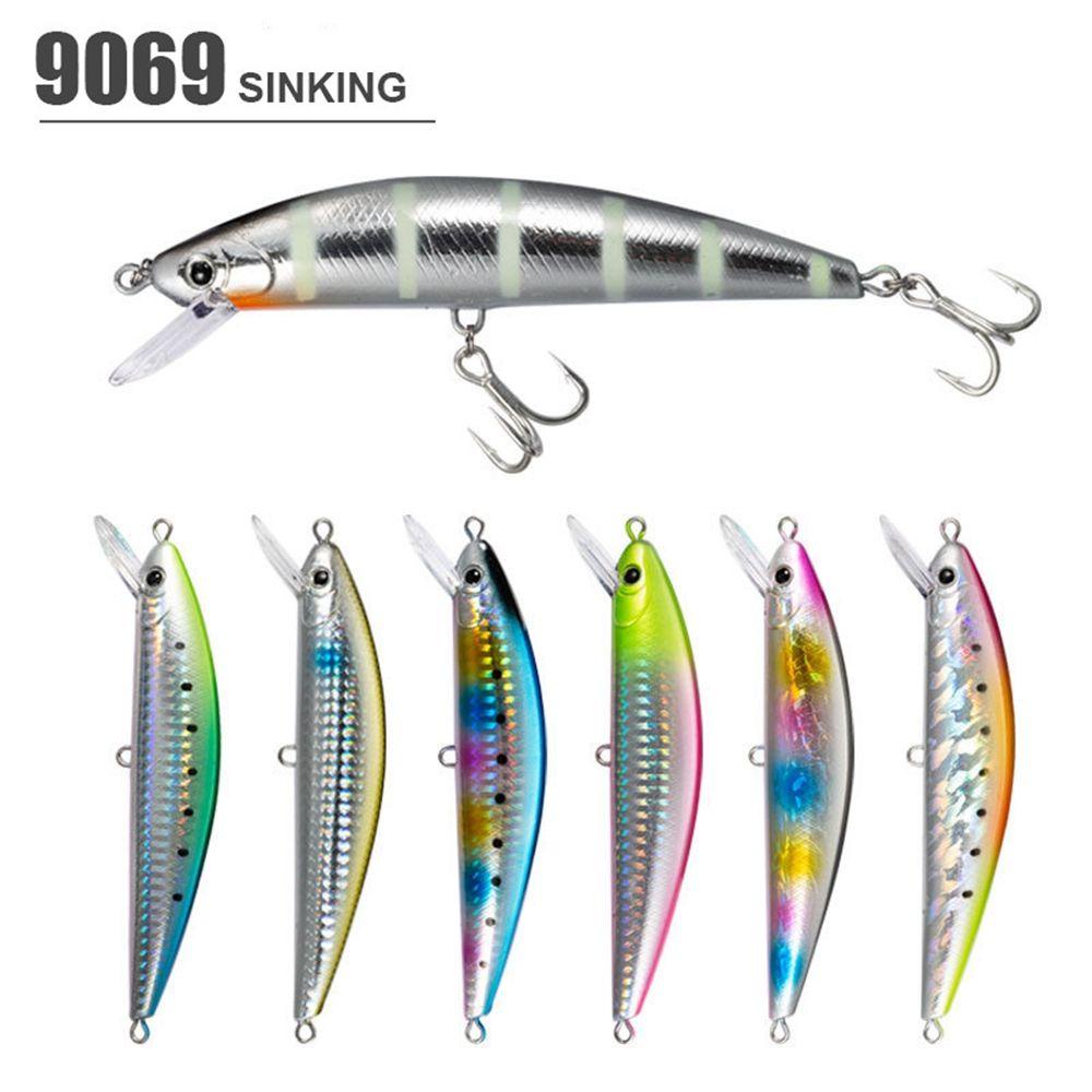 TOP Umpan Ikan Kecil Tenggelam 120mm/40g Tackle Striped bass Minnow Lures