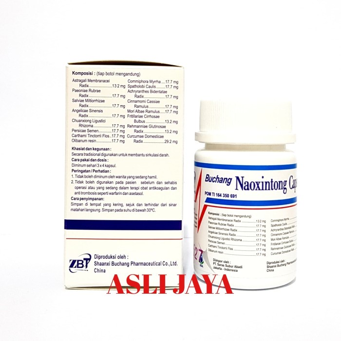 BUCHANG NAOXINTONG CAPSULE / KAPSUL MANJUR