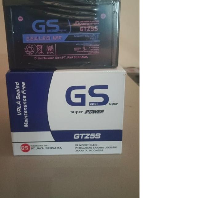 Aki Motor GS GTZ5 Mio Soul, MioZ, Mio M3 125, Mio GT 125, Mio J Accu
