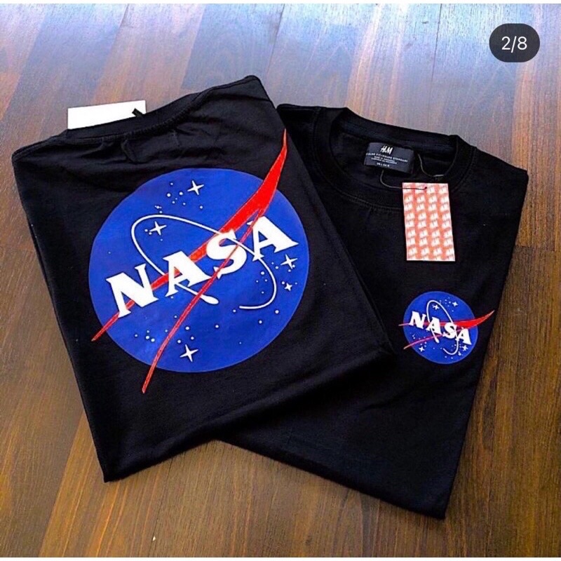 BAJU KAOS T SHIRT PAKAIAN ATASAN DISTRO PRIA WANITA COWOK CEWEK NASA NASSA LOGO KEREN MURAH ORIGINAL