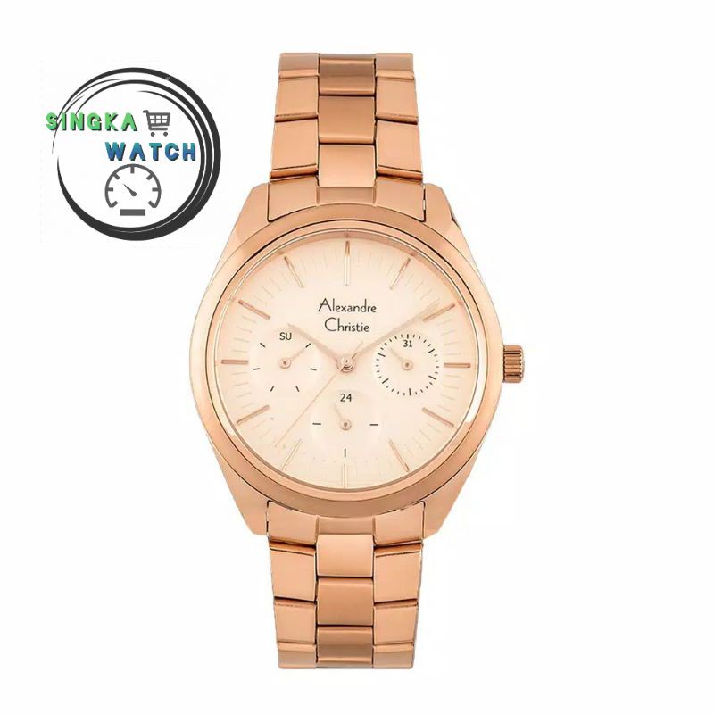 JAM TANGAN CEWEK ALEXANDRE CHRISTIE AC ORIGINAL SERI 2817BF
