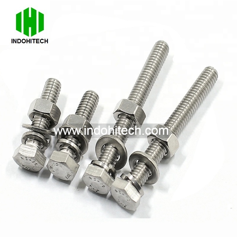 Baut Mur Ring Hex M12 x 70 mm SS304 Baut Hexagon SET M12x70 SUS 304