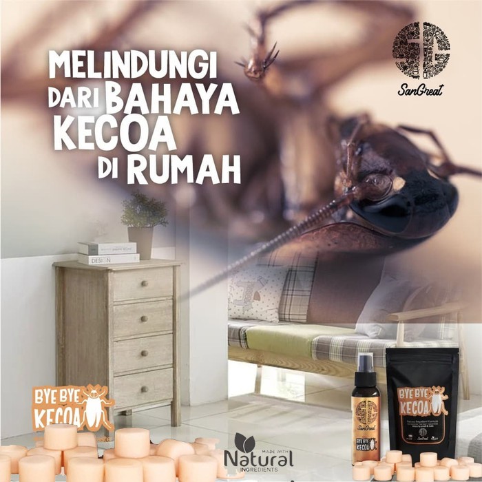 Pengusir Kecoa Ampuh Natural Gel, Bye Bye Kecoa