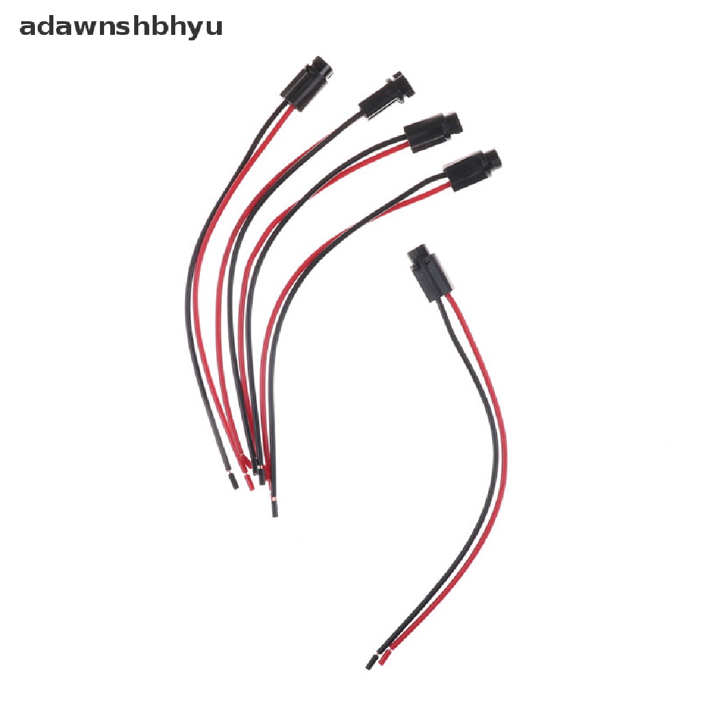 Adawnshbhyu 5PCS T5 Wired Dashboard Gauge Lampu LED Lamp Bohlam Socket Holder Untuk Mobil Otomatis