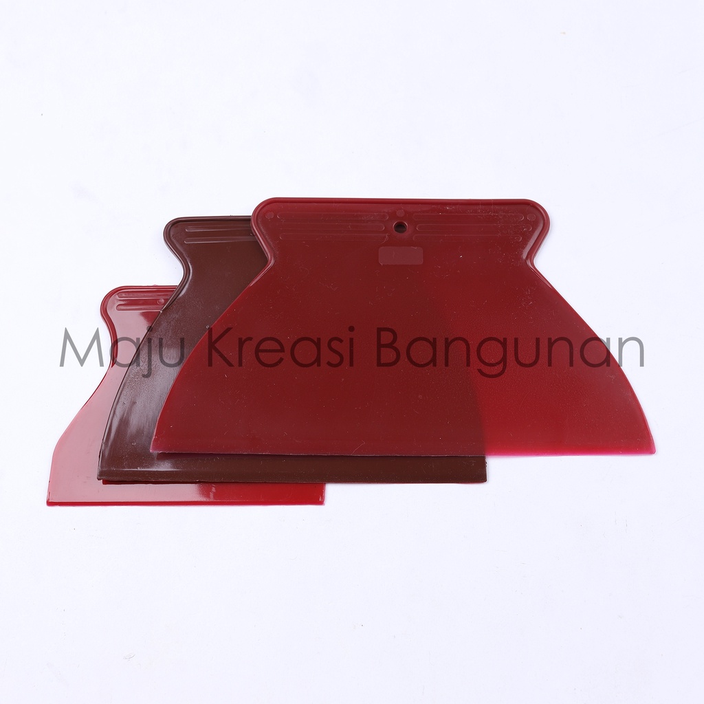 Kape PVC Scraper Skrap Sekrap Plastik 5&quot; 7&quot; 9&quot; Inch Inci Alat Dempul Tembok Dinding Kompon Scrapper