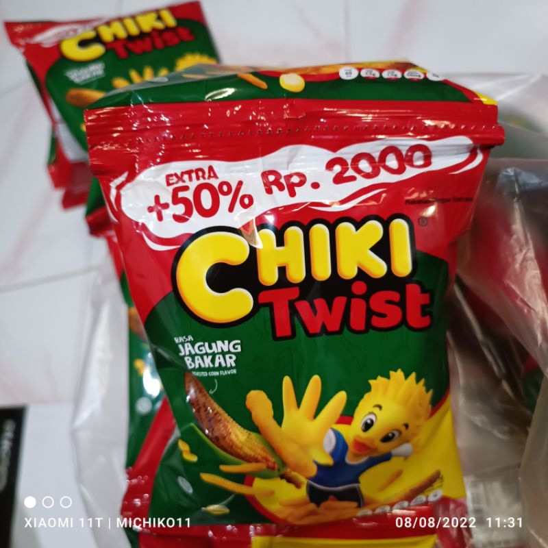 Jual Snack Chiki Twist Pengganti Cheetos Twist Jagung Bakar 22 5 Gr