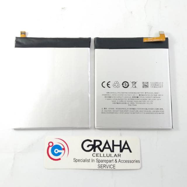 BATERAI / BATTERY / BATRE MEIZU M5 5.2 INCH / BA-611 ORIGINAL