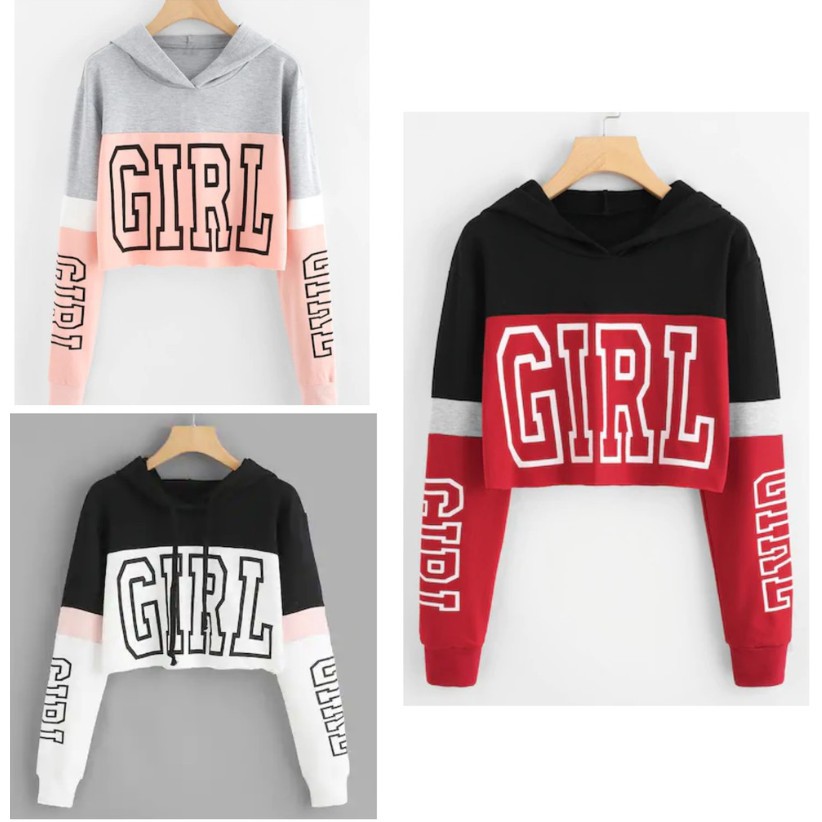 TBI  Girl SSweater Hoodie Kombinasi Model H&amp;M weater Model H&amp;M Oversized Hoodie