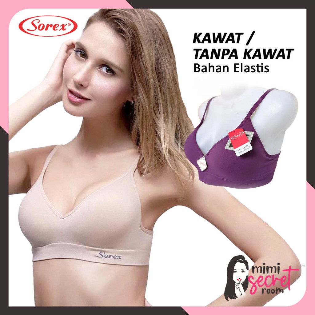 ❤ MIMI ❤ Bra Sport/ BH Sorex 11107 TANPA KAWAT 11108 KAWAT  65001  65003 UK 34-40